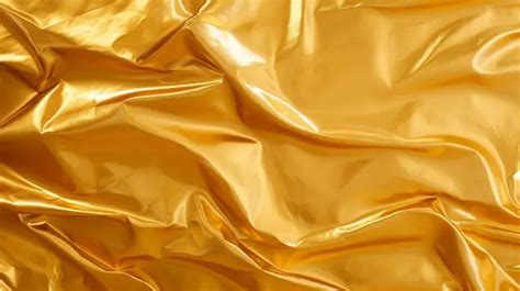 Shimmering Texture Background Crumpled Gold Surface With A Glistening