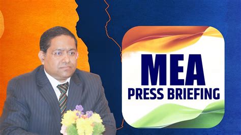 LIVE MEA Weekly Media Briefing By The Official Spokesperson YouTube