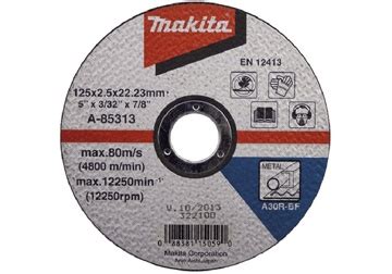 100 x 6 x 16mm Đá mài inox Makita A 80852