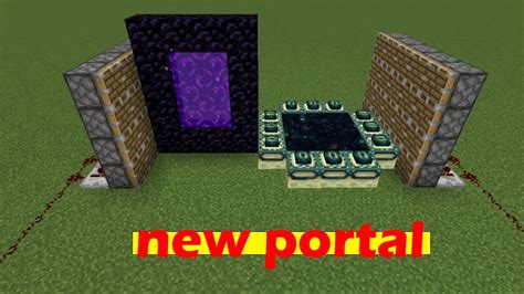 Nether Portal End Portal Youtube