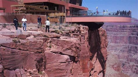 Grand Canyon Glass Bottom Skywalk In Arizona Youtube