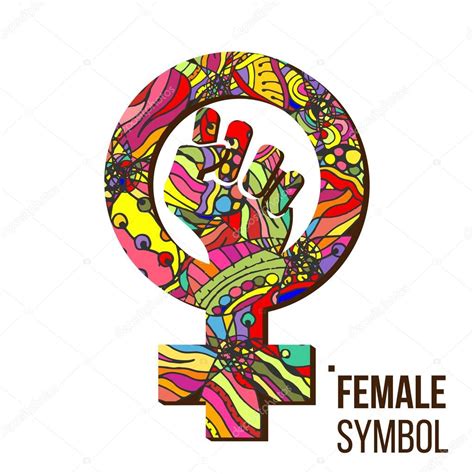 Feminism Symbol Vector. Feminism Power. LGBT Society. Female Icon. Feminist Hand. Girls Rights ...