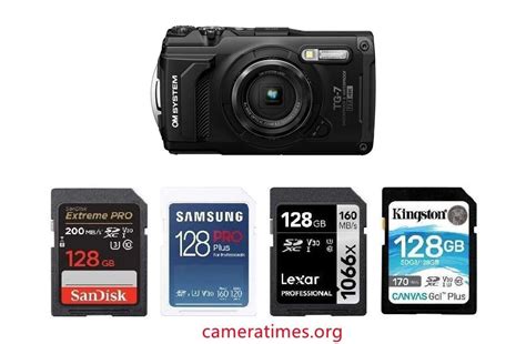 Best Memory Cards For OM SYSTEM Tough TG 7 Camera Times