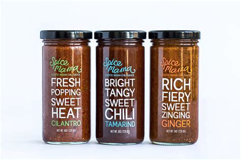 Spice Mama Indian Chili Sauce :: Behance