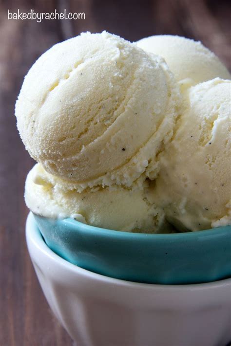 Creamy Homemade French Vanilla Bean Ice Cream Recipe From Rachel Baked