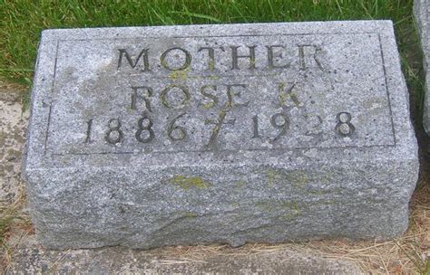 Rose S Theisen Tilmann M Morial Find A Grave