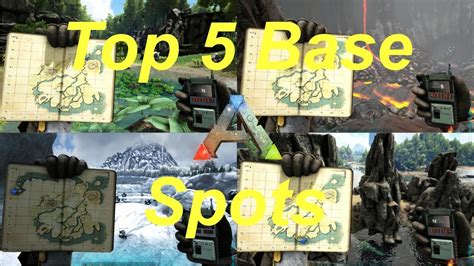 Ark Survival Evolved Top 5 Base Locations The Island YouTube