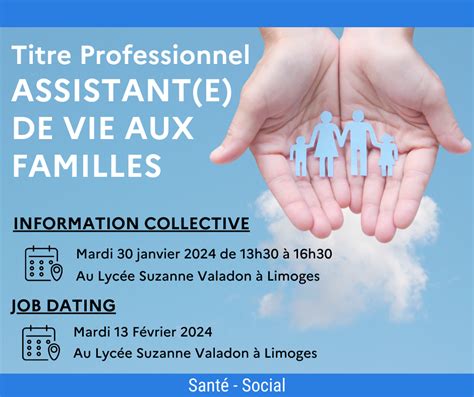 TITRE PROFESSIONNEL Assistant De Vie Aux Familles ADVF Un Pilier