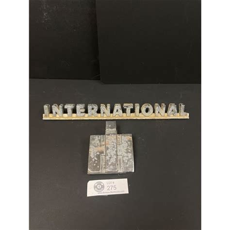 Lot Of 2 International Truck Emblems