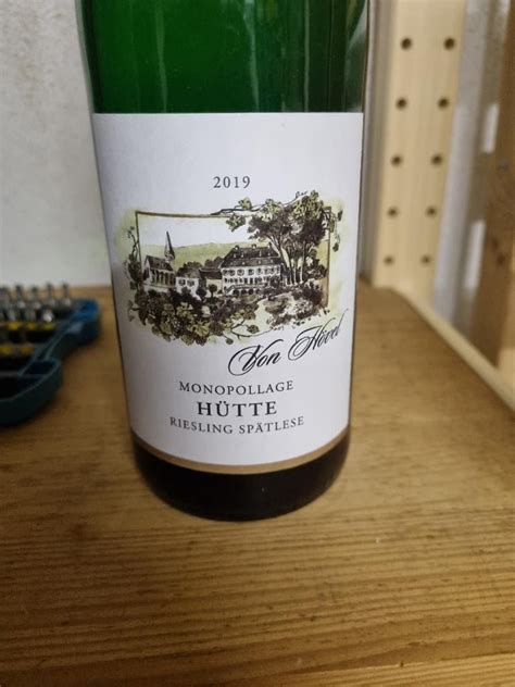 Von H Vel Oberemmeler H Tte Riesling Sp Tlese Germany Mosel Saar