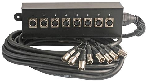 8 Way Xlr Multicore Stage Box 10m Pulse Cpc