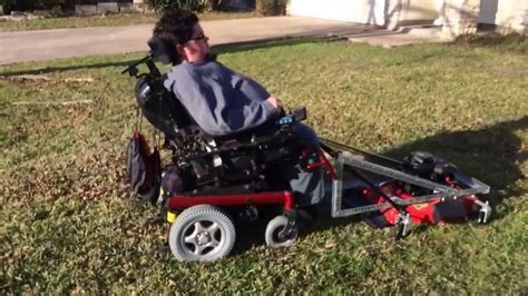 Wheelchair Lawn Mower Youtube