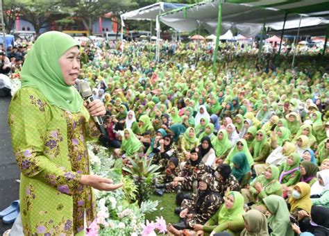 Pengajian Muslimat NU Lampung Khofifah Kuatkan NU Jaga NKRI Radar96