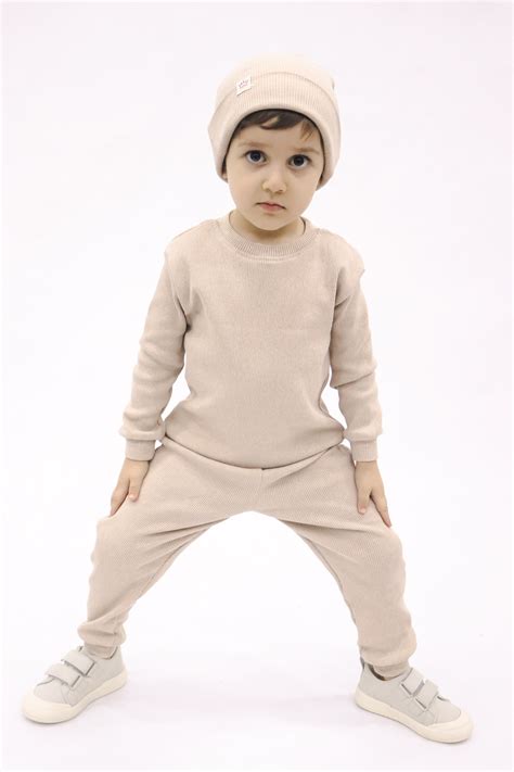 BALKABAĞI Taş Rengi Nude Fitilli Unisex Bebek çocuk 3 lü Takım Fiyatı