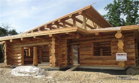 Maison en bois rond France - Néologis