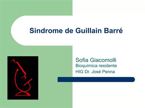 Sindrome de Guillain Barré PPT Descarga Gratuita