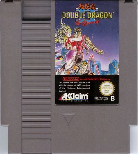 Double Dragon II The Revenge 1988 Box Cover Art MobyGames