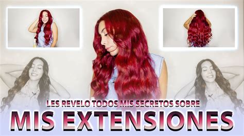 TODO SOBRE EXTENSIONES DE CABELLO MI EXPERIENCIA EL SECRETO PARA