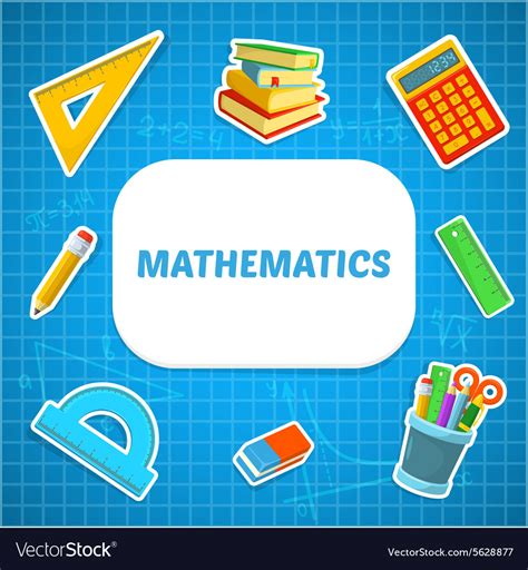 Math backdrop Royalty Free Vector Image - VectorStock