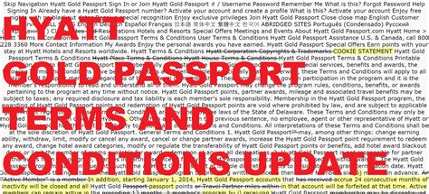 Hyatt Gold Passport Terms And Conditions Update Loyaltylobby