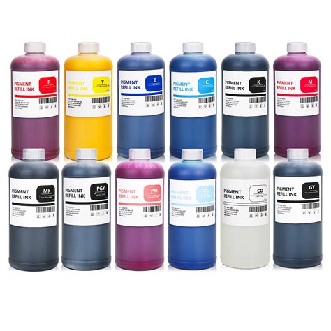 Used X Ml Pfi Refill Pigment Ink For Canon Pro