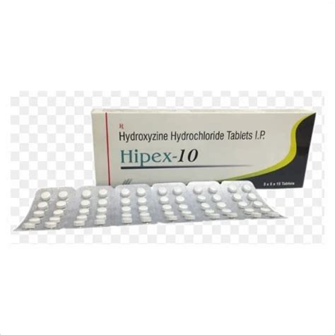 Hydroxyzine Hydrochloride 10 Mg Packaging Type Stripe At Rs 5 25 Stripe In Surat