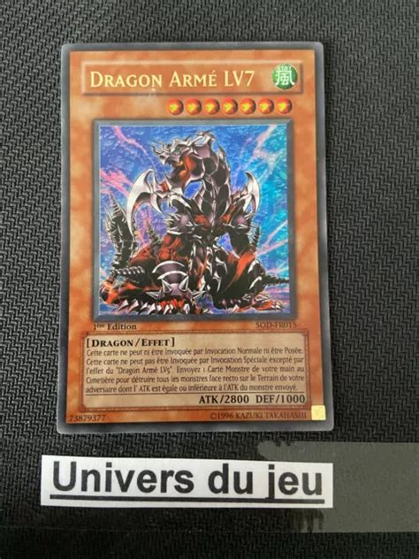 YU GI OH DRAGON ARMÉE LV7 SOD FR015 EUR 24 90 PicClick FR