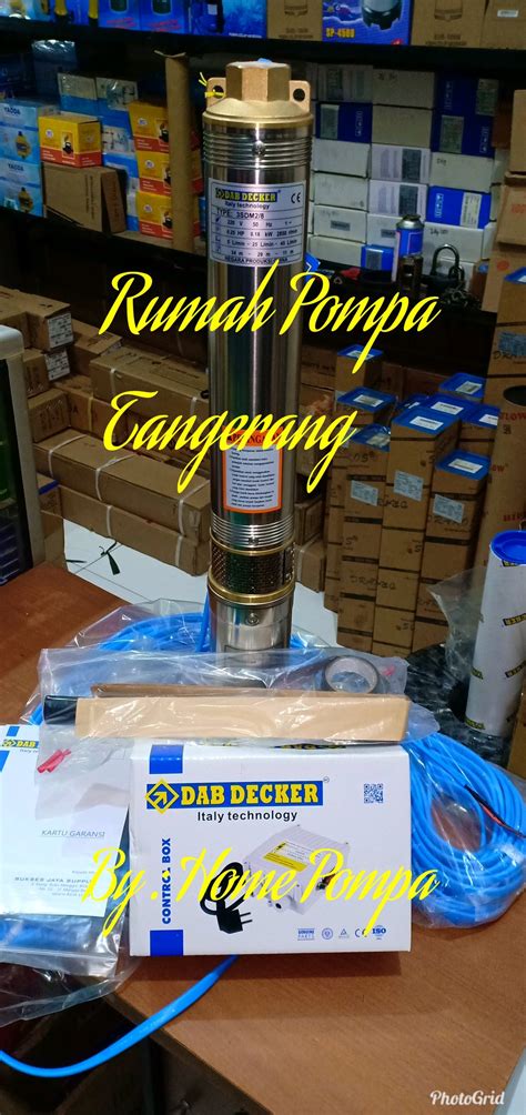 Jual Pompa Satelit Dabdeker Hp Casing Pipa Inch Plus Kabel Biru