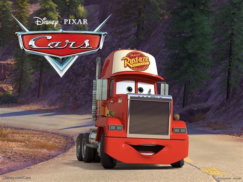 Mack the Truck from Disney-Pixar’s Movie Cars Desktop Wallpaper