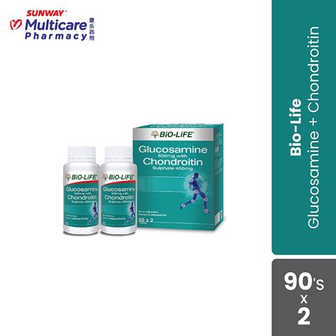 Biolife Glucosamine 500mgchond 400mg 2 X 90s Shopee Malaysia