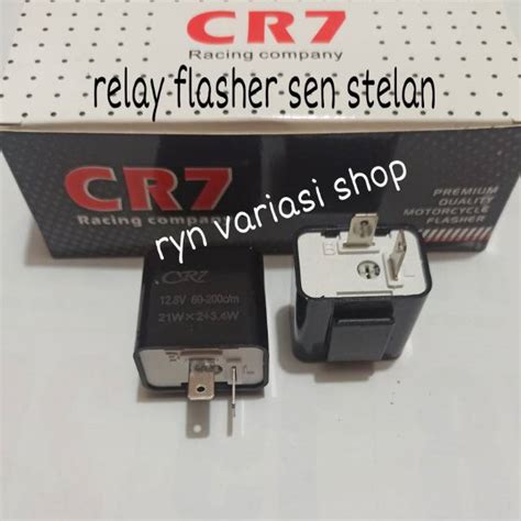 Jual Relay Flasher Sen Sein Cr7 Model Stelan Dan Bisa Untuk Lampu