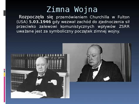 Prezentacja Zimna Wojna Wiat Prezentacji