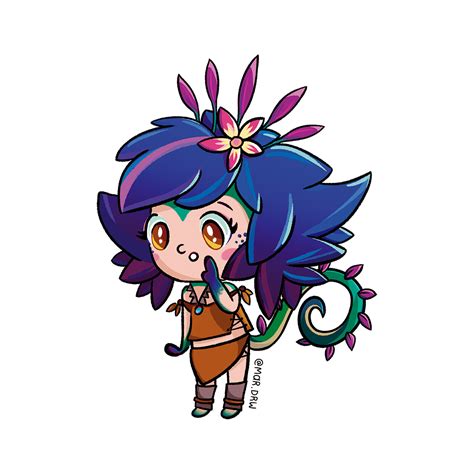 No eres Neeko en secreto... ¿o sí? [Neeko Fanart] on Behance