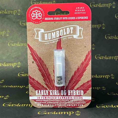 Humboldt Seed Company Early Girl Og Hybrid Feminized Seeds