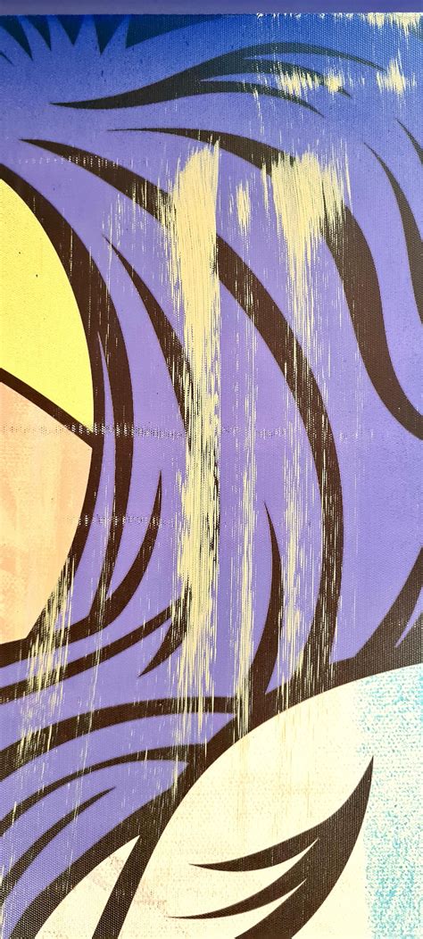 Nude Wonder Blue By Dillon Boy 2022 Painting Acrylic Spray Paint On Canvas SINGULART