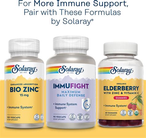 Buy Solaray Echinacea Vitamin C And Zinc 850 Mg Plus Bioflavonoids Healthy Immune System Support