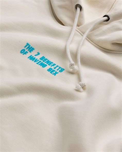 Carne Bollente 7 Sex Benefits Hoodie Cream Highsnobiety Shop