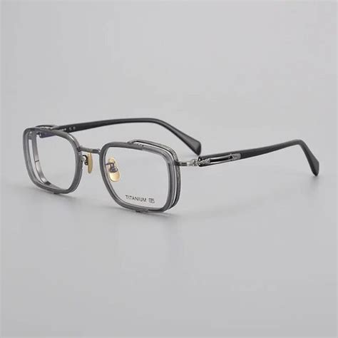 Lunettes optiques en acétate de titane pour hommes et femmes lunettes