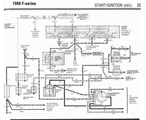 Ford F Manual Transmission Battery And Starter Cable Wiring