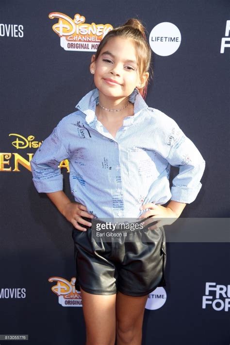 Ariana Greenblatt attends the Premiere Of Disney Channel's 'Descendants 2' at The Cinerama Dome ...