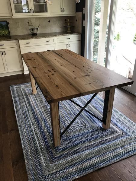 Great Butcher Block Farmhouse Table Small L Shaped Kitchen With Island