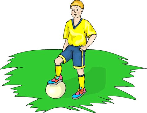 Boy Play Football Free Clipart Free Microsoft Clipart