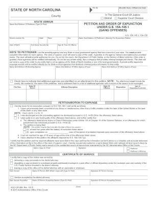 Fillable Online Nccourts STATE OF NORTH CAROLINA Nccourts Org Fax