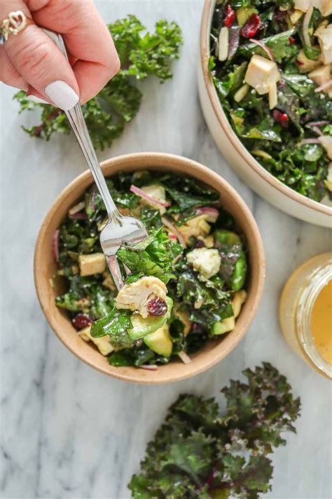 Chicken And Kale Salad Girl Heart Food®