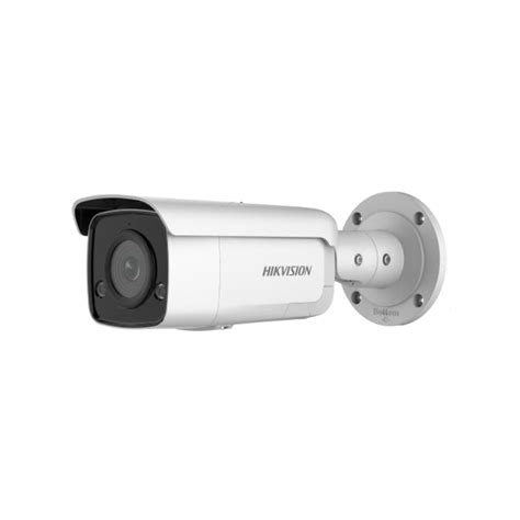 Cámara Hikvision IP tipo bullet DS 2CD2T46G2 ISU SL 4MP AcuSense