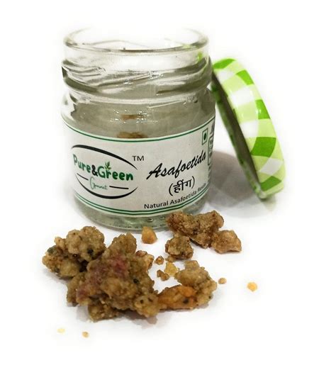 Pure Green Gourmet Asafoetida Pure Hing Strong Hing G