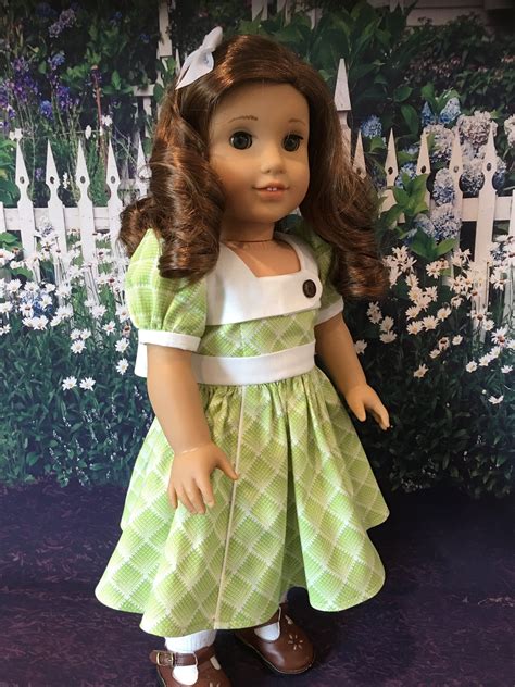 40s Spring Dress For Samantha Fits Ag Dolls Etsy Doll Clothes