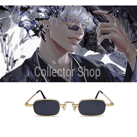 Gojo Satoru High Quality Sunglasses Anime Jujutsu Kaisen Cosplay Fashion Glasses Shopee Malaysia