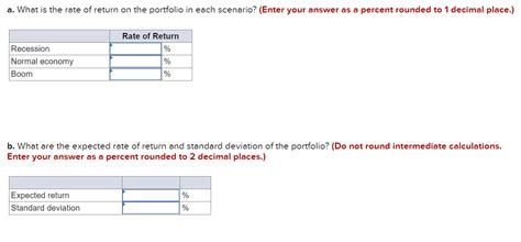 Solved Consider The Following Scenario Analysis Scenario Chegg