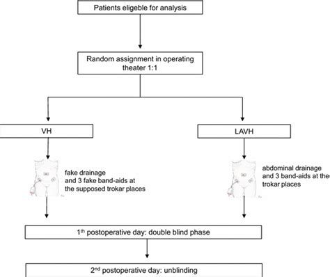 study design vh vaginal hysterectomy lavh laparoscopic assisted